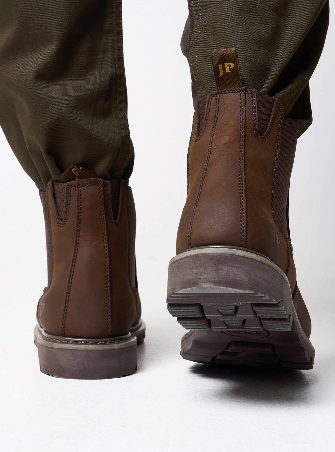 JACK PYKE Safety Dealer Boots – Leather Pull-On Chelsea Mens Work Boots, Steel Toe Capped, Oil-Resistant, Cushioned Insole & Breathable – Ideal for Farming, Warehouse, Construction - Size 6-13 UK