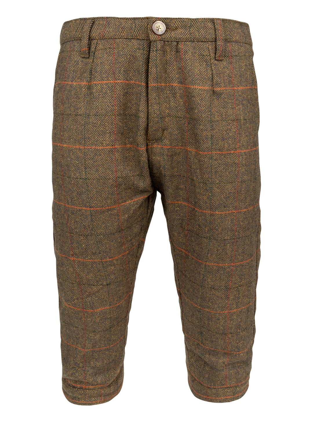JACK PYKE Men’s Tweed Shooting Breeks – Wool Blend Fully Lined Brown Hunting Trousers with Adjustable Cuffs and Pockets for Outdoor Hunting & Clay Shooting