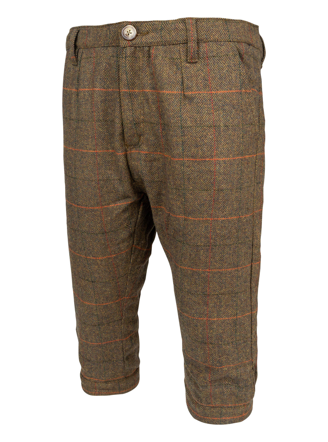 JACK PYKE Men’s Tweed Shooting Breeks – Wool Blend Fully Lined Brown Hunting Trousers with Adjustable Cuffs and Pockets for Outdoor Hunting & Clay Shooting