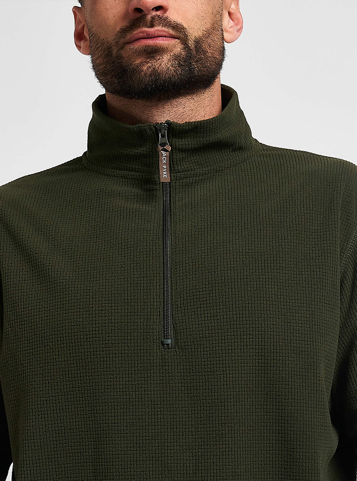 JACK PYKE Lightweight Fleece Top Green