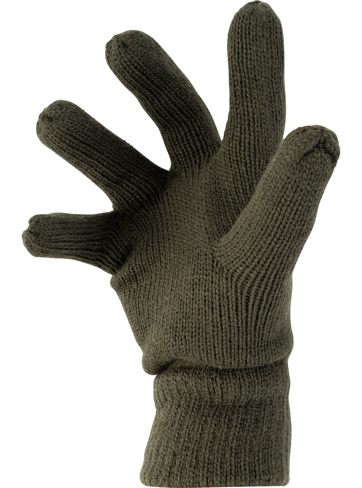Jack Pyke Men’s Thinsulate Winter Gloves – Thermal Gloves with Moisture Wicking, Lightweight Full Finger Acrylic Gloves for Outdoor Work, Hiking, and Cold Weather – Olive Green