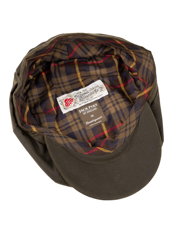 JACK PYKE Wax Baker Boy Hat Green