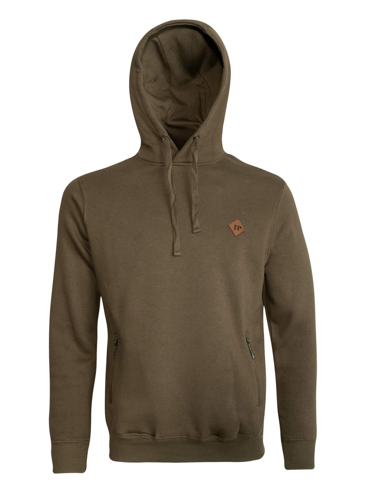 JACK PYKE Dalesman Mens Hoodie – Lightweight Polycotton Outdoor Hoodie with Zipped Pockets, Adjustable Hood and Cuffed Sleeves - Dark Olive