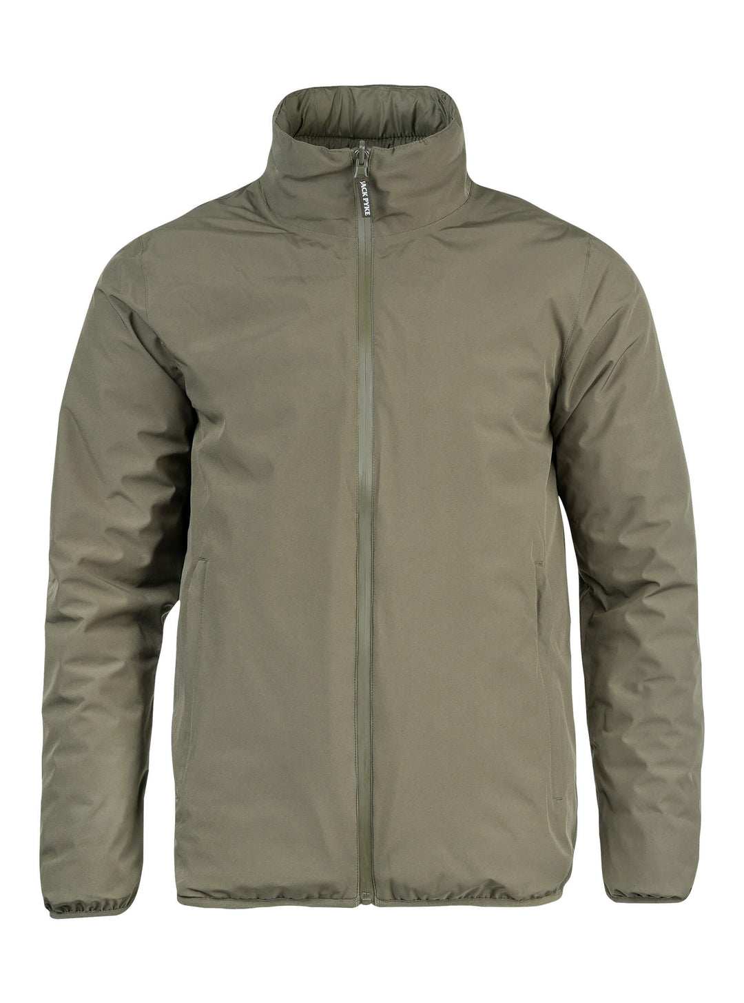 JACK PYKE Men’s Reversible Waterproof Jacket - 3-Layer Design, Breatha-Tex Waterproof, Breathable, 200g/m² Insulated, 2 Warmer Pockets, Stormproof Zip for Hiking, Walking, Hunting - Green