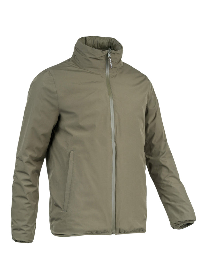 JACK PYKE Men’s Reversible Waterproof Jacket - 3-Layer Design, Breatha-Tex Waterproof, Breathable, 200g/m² Insulated, 2 Warmer Pockets, Stormproof Zip for Hiking, Walking, Hunting - Green