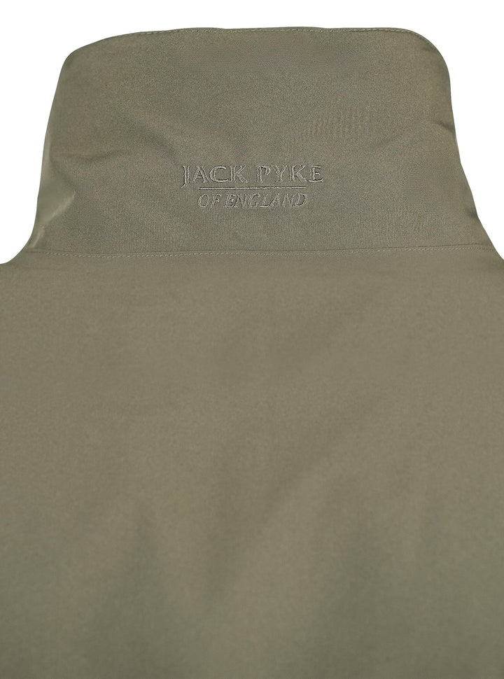 JACK PYKE Men’s Reversible Waterproof Jacket - 3-Layer Design, Breatha-Tex Waterproof, Breathable, 200g/m² Insulated, 2 Warmer Pockets, Stormproof Zip for Hiking, Walking, Hunting - Green