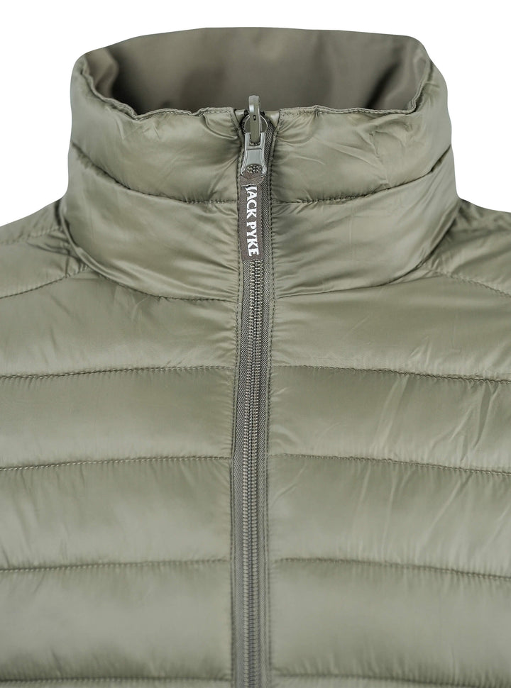 JACK PYKE Men’s Reversible Waterproof Jacket - 3-Layer Design, Breatha-Tex Waterproof, Breathable, 200g/m² Insulated, 2 Warmer Pockets, Stormproof Zip for Hiking, Walking, Hunting - Green