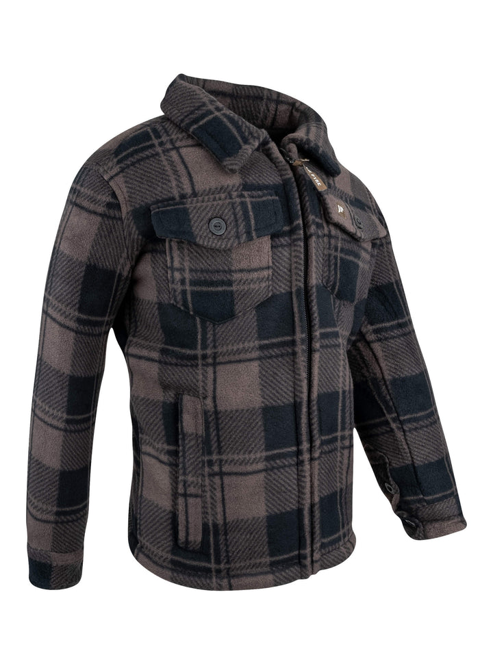 JACK PYKE Junior Tundra Check Shirt Brown