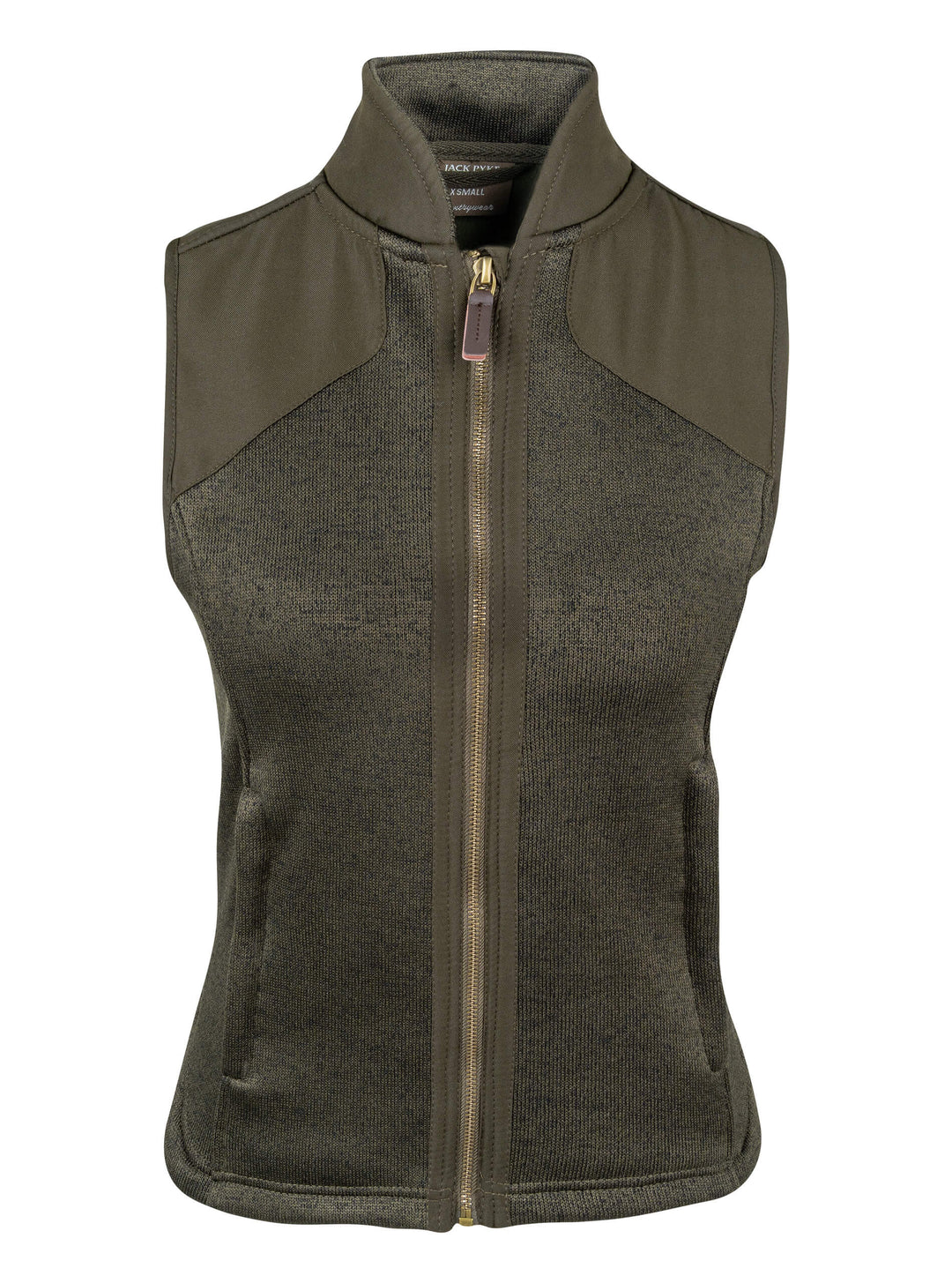 Jack Pyke Ladies Melange Fleece Gilet Dark Olive