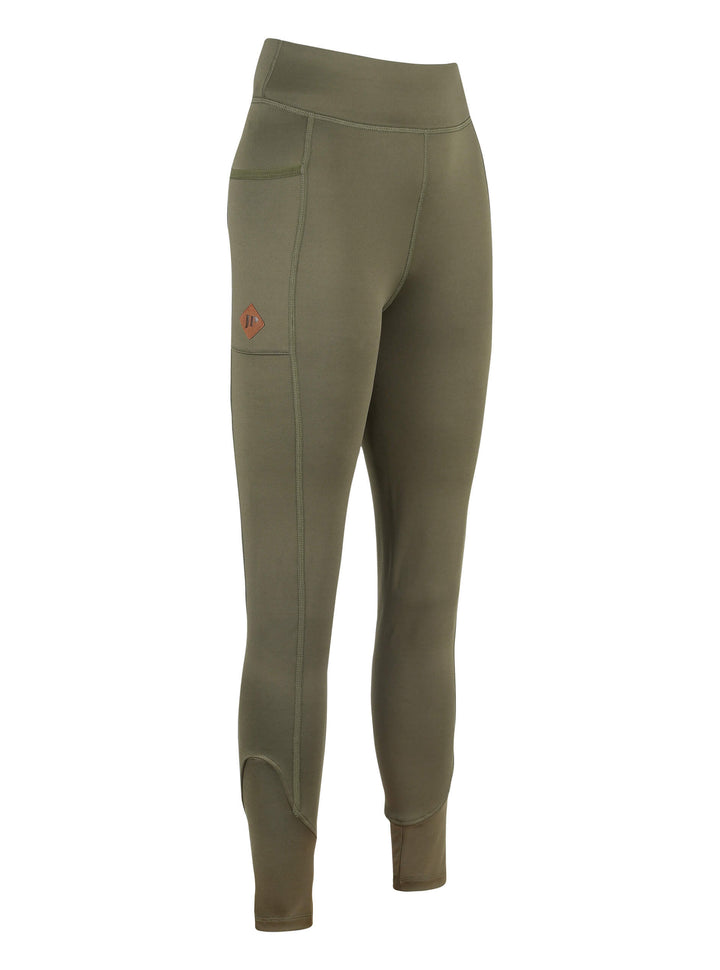 JACK PYKE Utility Ladies Leggings – Womens Leggings with High-Rise Stretch Fit, Thigh Pocket and Shirt Grip for Shooting, Dog Walking and Hiking