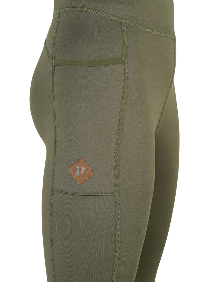 JACK PYKE Utility Ladies Leggings – Womens Leggings with High-Rise Stretch Fit, Thigh Pocket and Shirt Grip for Shooting, Dog Walking and Hiking