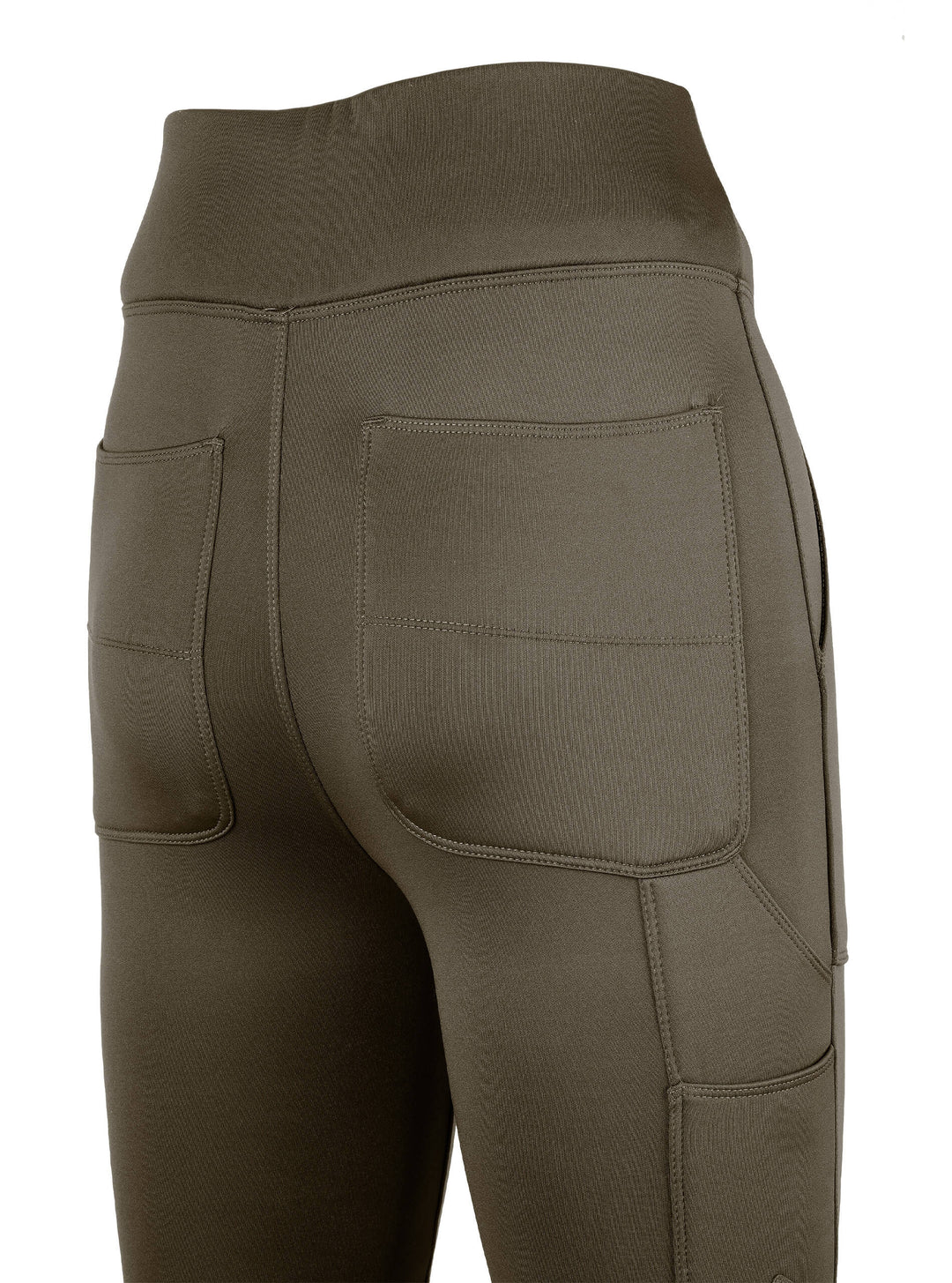 JACK PYKE Utility Women's Leggings – High-Rise Fleece-Lined with Reinforced Knees, Multiple Pockets, High Waisted Ladies Legging for Outdoor Work, Dog Walking and Hiking