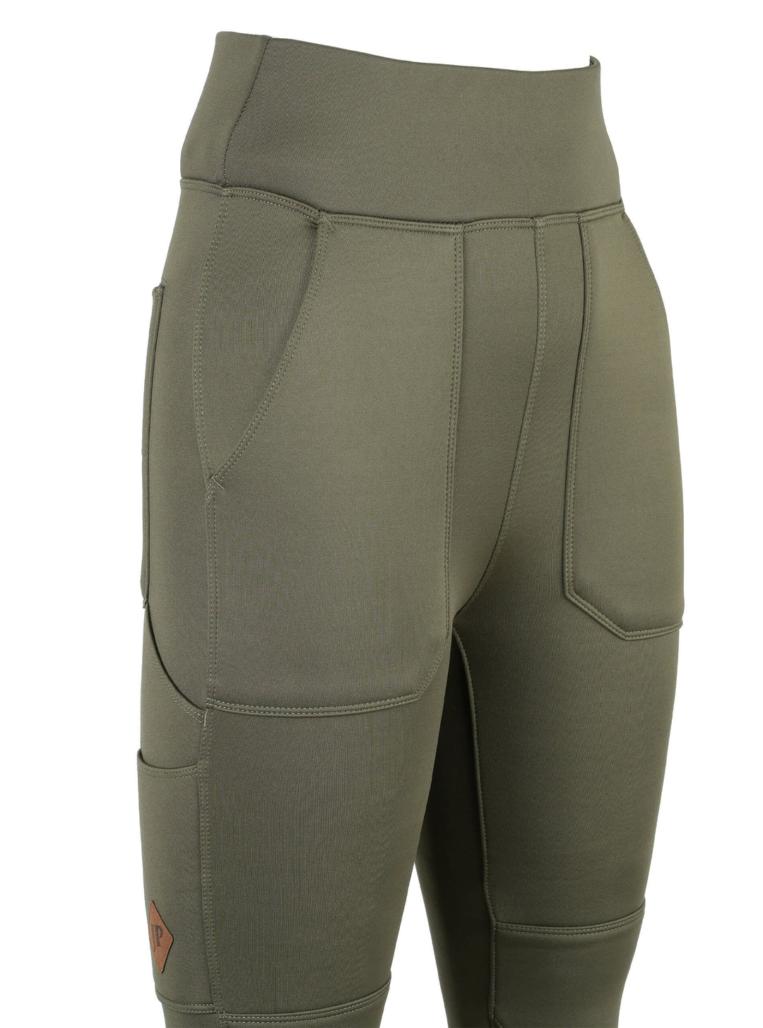 JACK PYKE Utility Women's Leggings – High-Rise Fleece-Lined with Reinforced Knees, Multiple Pockets, High Waisted Ladies Legging for Outdoor Work, Dog Walking and Hiking