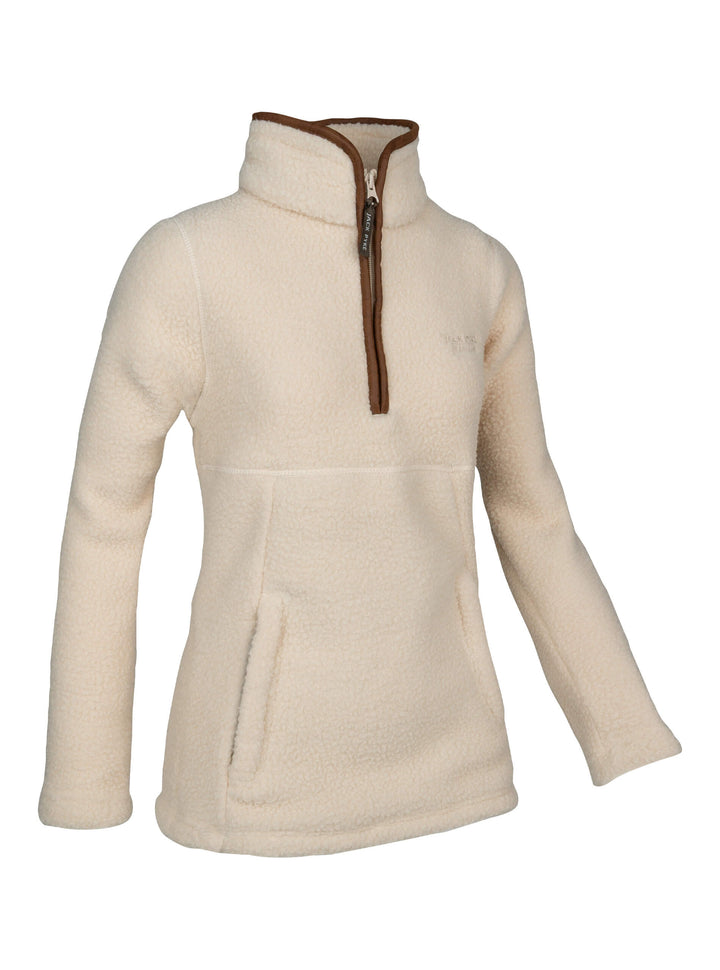 Jack Pyke Ladies Half Zip Sherpa Fleece Pullover