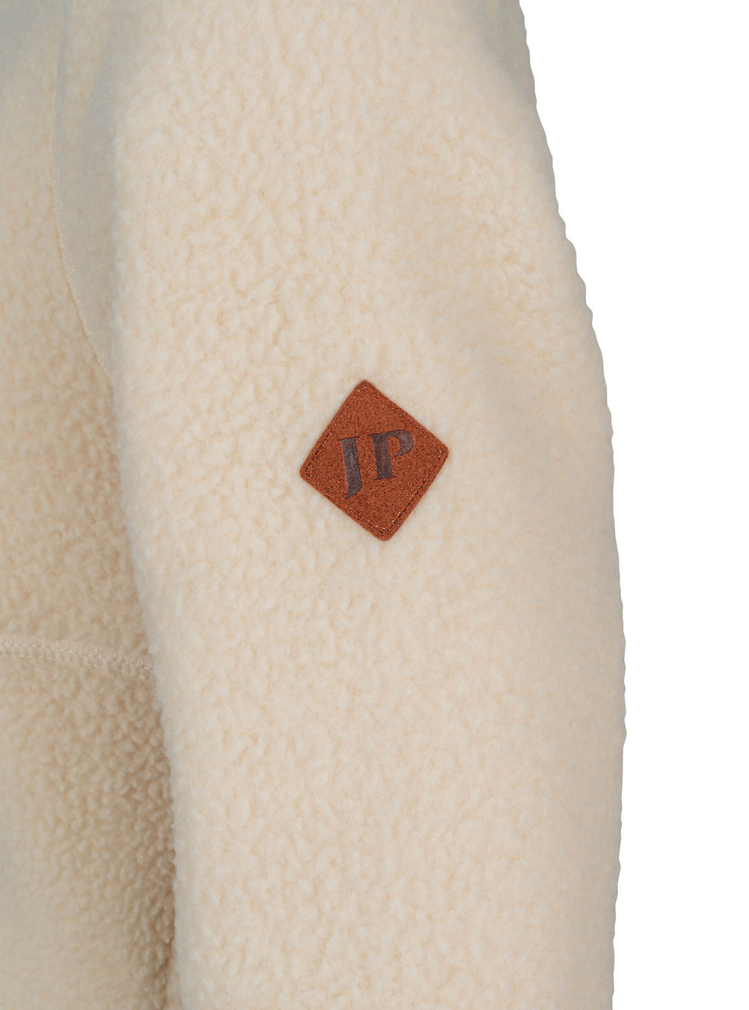 JACK PYKE Ladies Half Zip Sherpa Fleece Pullover – Deep Pile Warm Outdoor Jumper with Zipped Kangaroo Pocket and Drawstring Waist – 100% Polyester Cosy Country Mid Layer - Sail