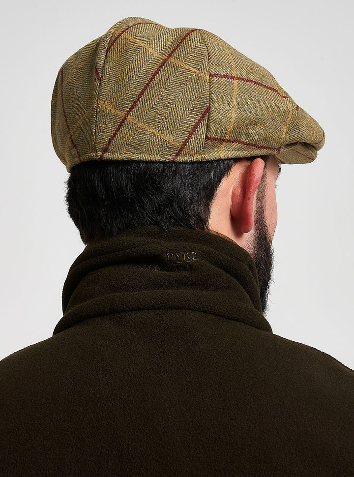 JACK PYKE Wool Blend Flat Cap Patch