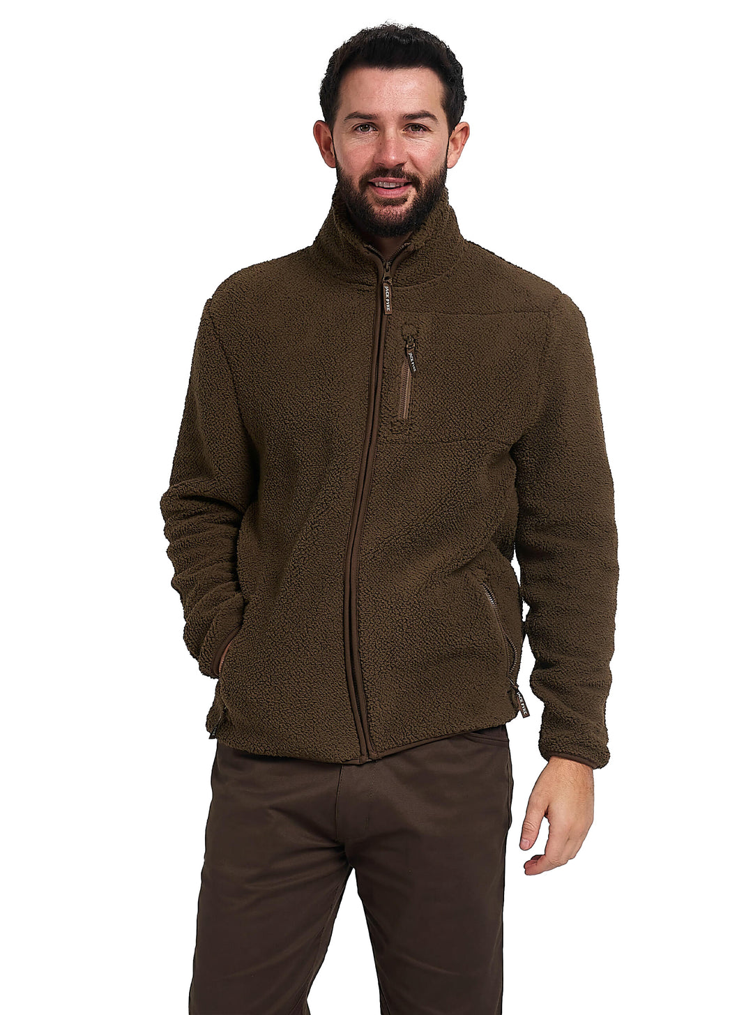 JACK PYKE Shires Zip Up Fleece Jacket Green