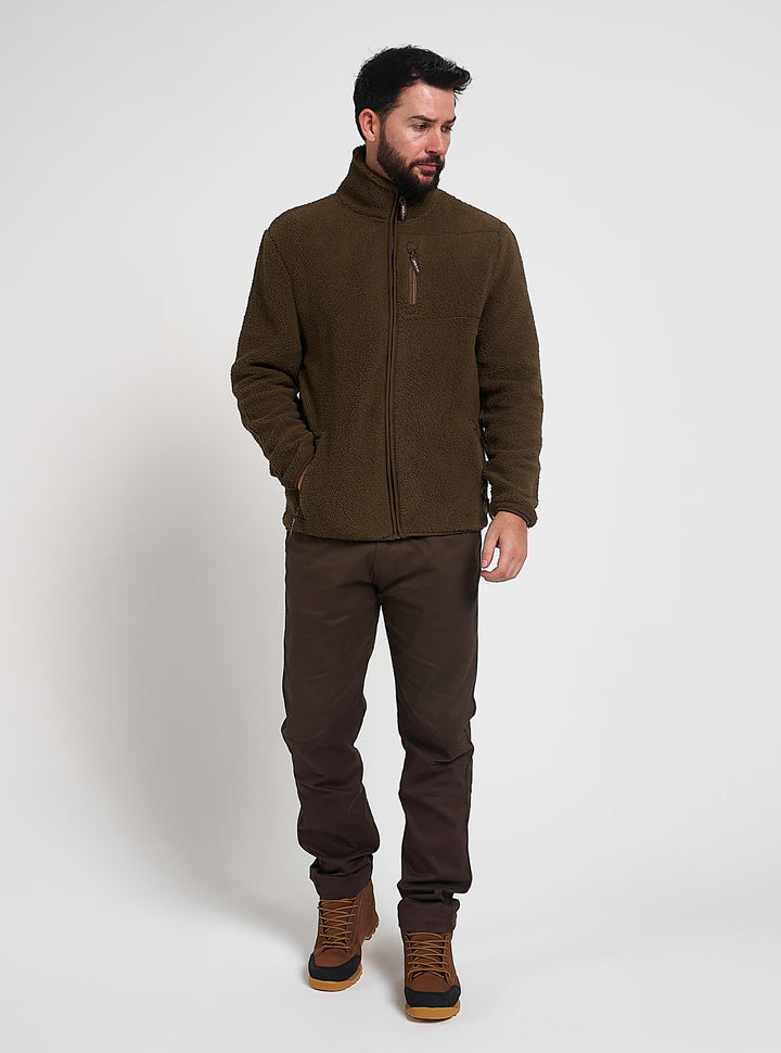 JACK PYKE Shires Zip Up Fleece Jacket Green