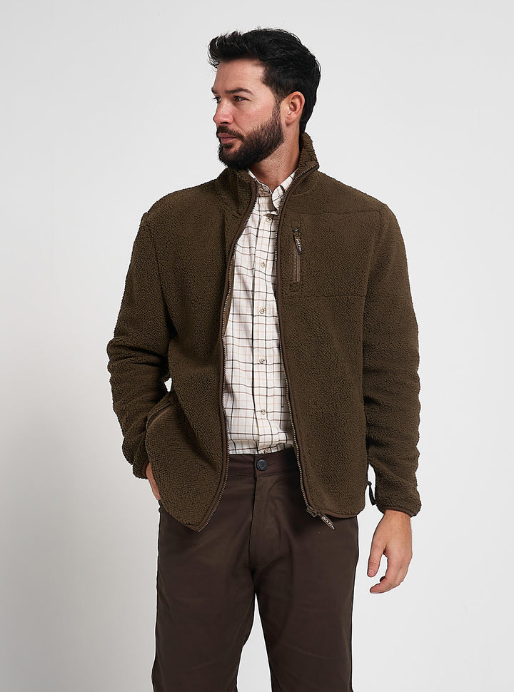 JACK PYKE Shires Zip Up Fleece Jacket Green