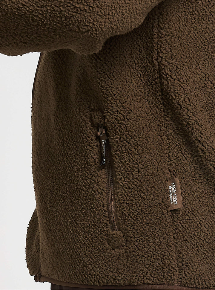 JACK PYKE Shires Zip Up Fleece Jacket Green