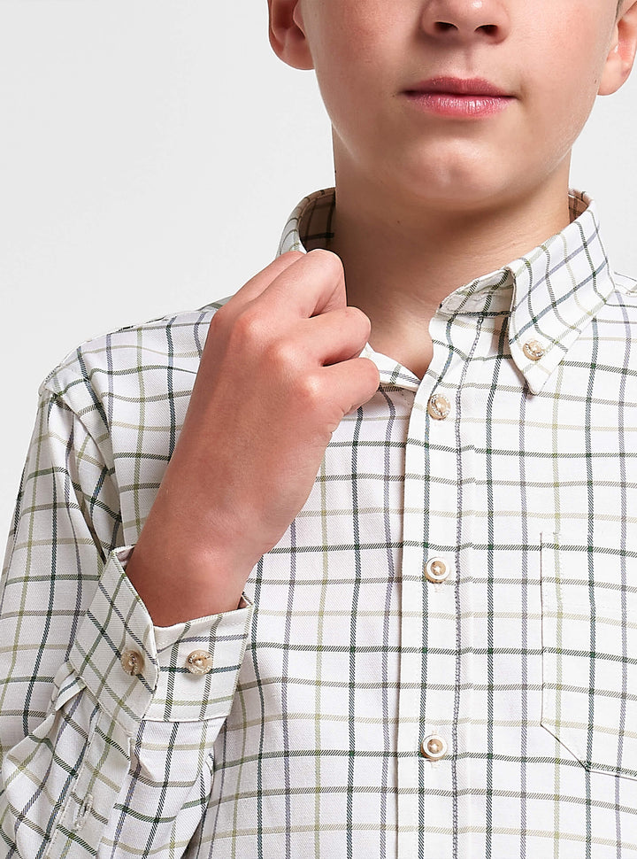 Jack Pyke Junior / Childrens Countryman Long Sleeve Shirt Green