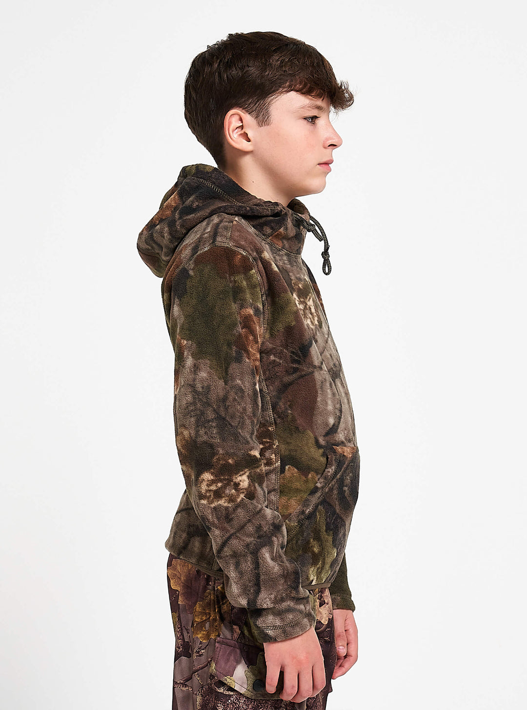 Jack Pyke Junior / Childrens Fieldman Fleece Hoodie English Oak Evolution
