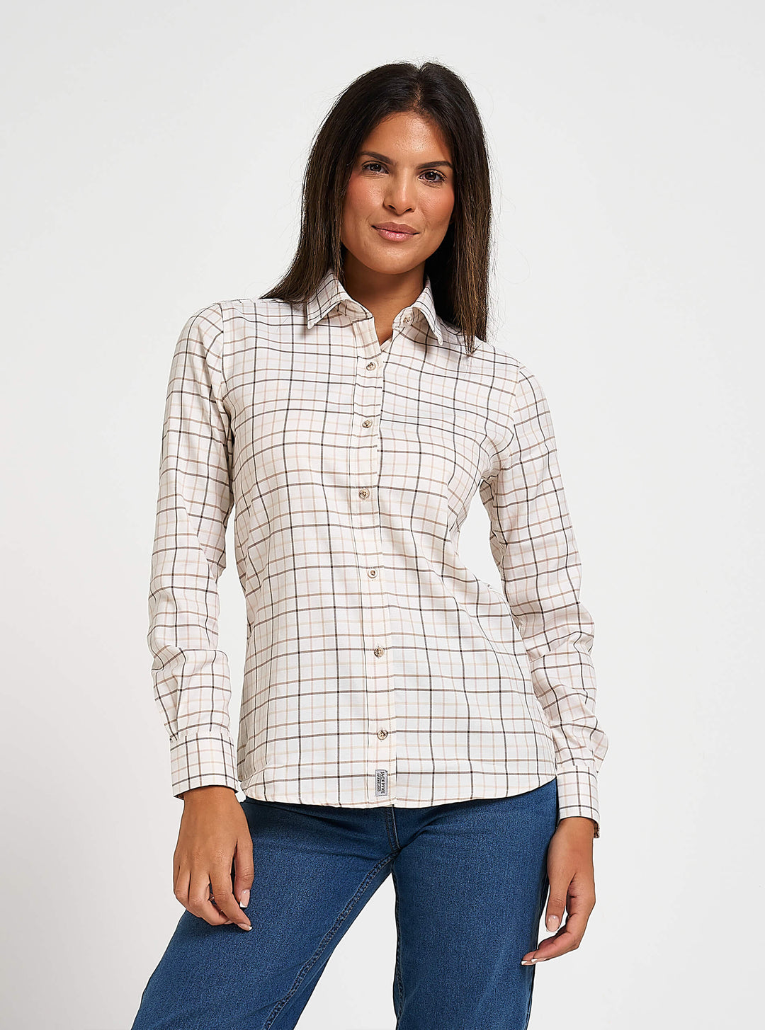 JACK PYKE Ladies Countryman Check Long Sleeve Shirt