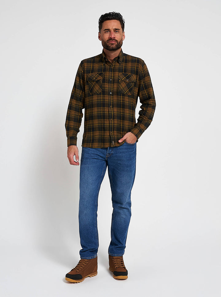 JACK PYKE Mens Flannel Long Sleeve Shirt