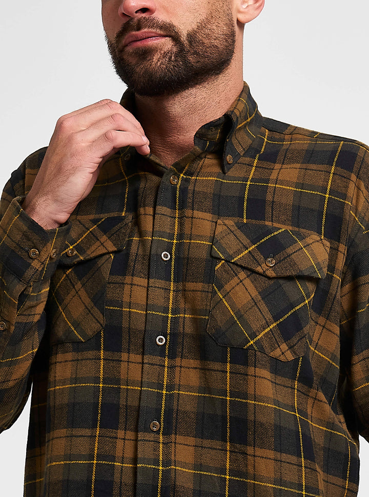 JACK PYKE Mens Flannel Long Sleeve Shirt