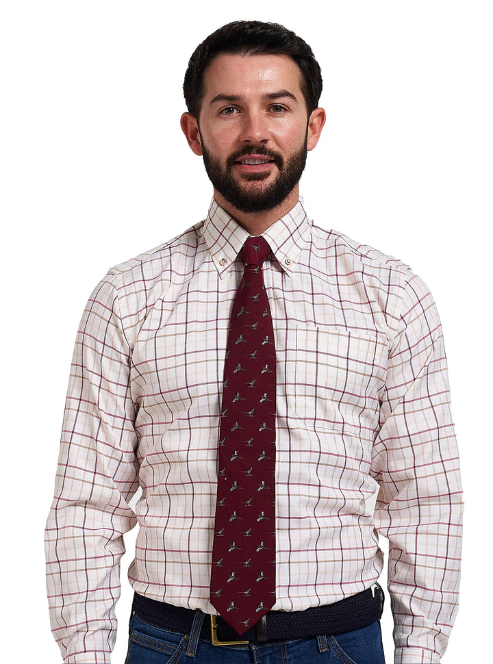 JACK PYKE Pheasant Silk Tie