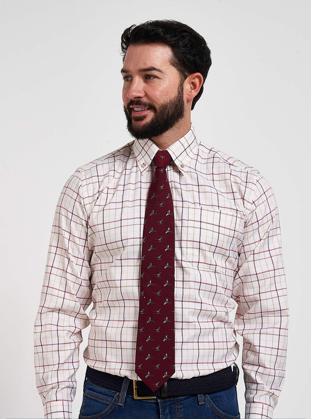 JACK PYKE Pheasant Silk Tie