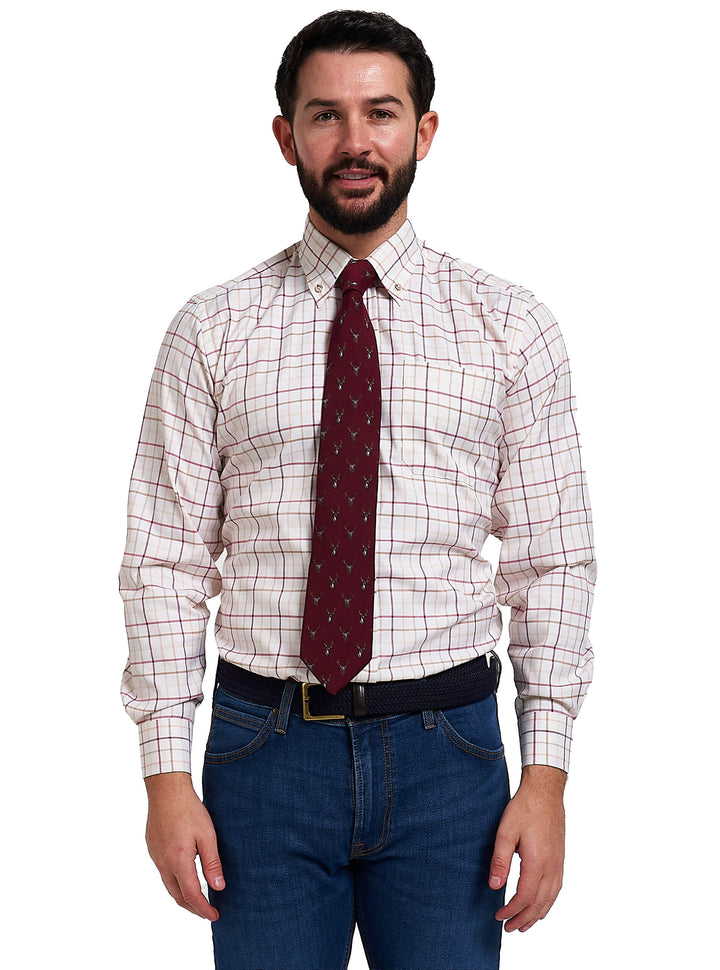 JACK PYKE Stag Silk Tie