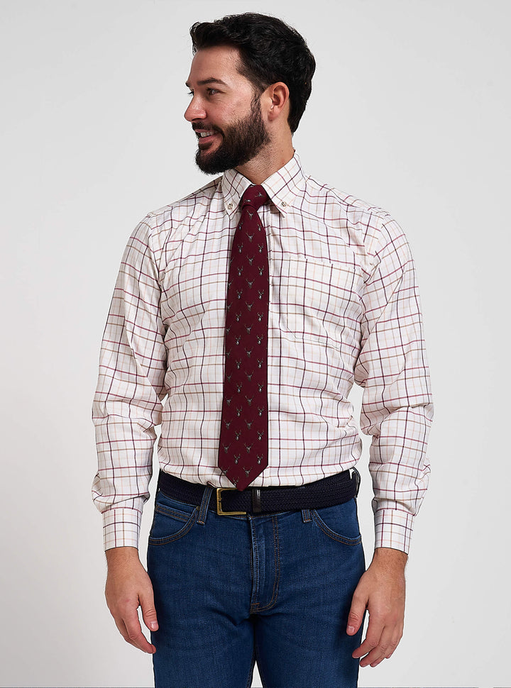 JACK PYKE Stag Silk Tie