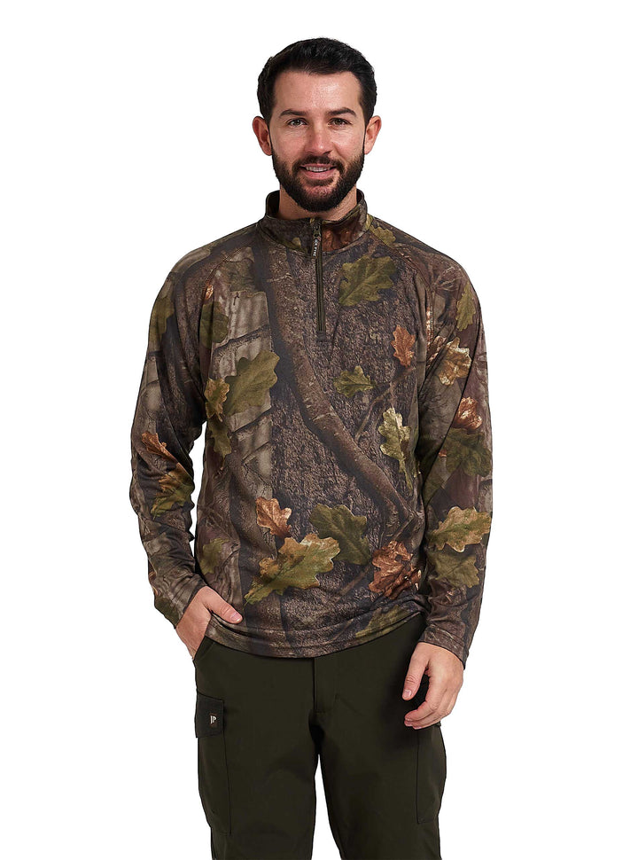 Jack Pyke Quick Wick Armour Long Sleeve Top English Oak Evolution