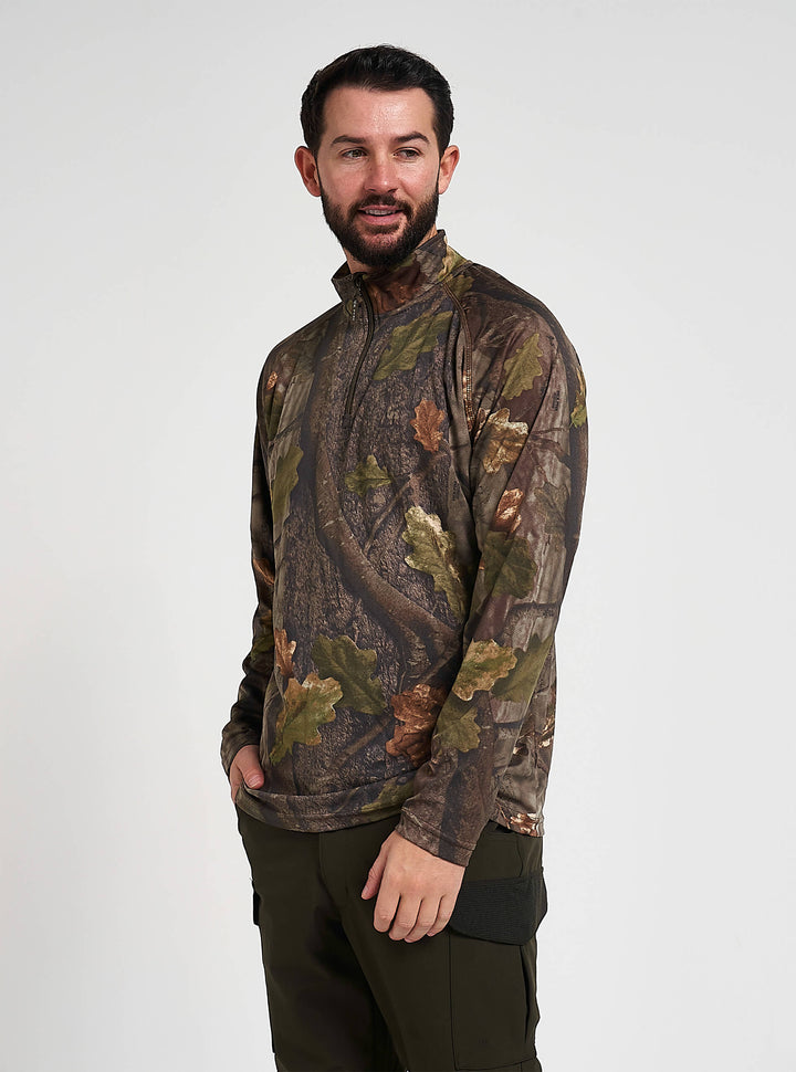 Jack Pyke Quick Wick Armour Long Sleeve Top English Oak Evolution