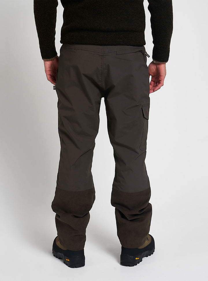 JACK PYKE Ashcombe Trousers - Adult Unisex Outdoor Trousers - Waterproof & Breathable with TPU Membrane Construction - 30-40" Waist - Olive Green/Brown