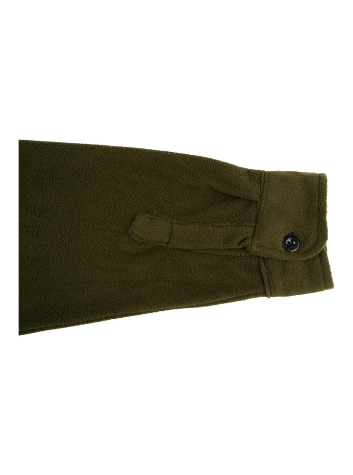 Jack Pyke Mens Polar Fleece Shirt – Soft Long Sleeve Button-Up Outdoor Shirt with Chest Pockets, Relaxed Fit Fleece Shirt for Autumn and Winter Work or Casual Wear