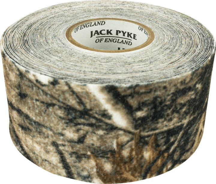 JACK PYKE Extra Strong Tough Tape Woodland Pattern Camouflage 5m Approximate