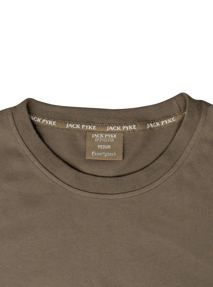 JACK PYKE Men’s Cotton T-Shirt - Soft Breathable Crew Neck Tee, Short Sleeve tshirt for Outdoors and Casual Wear - Green