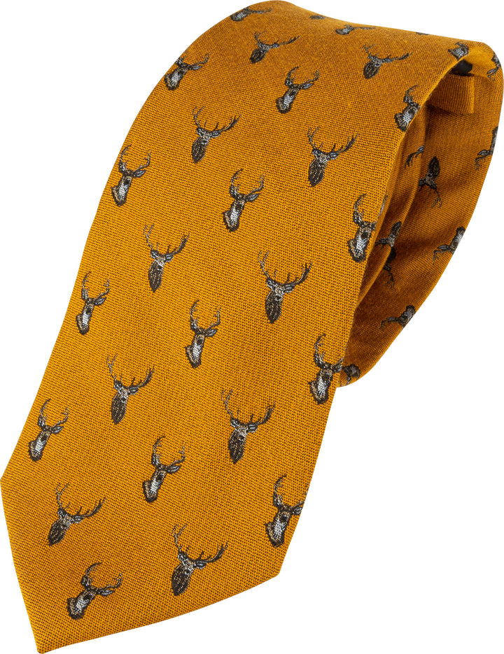 JACK PYKE Stag Silk Tie