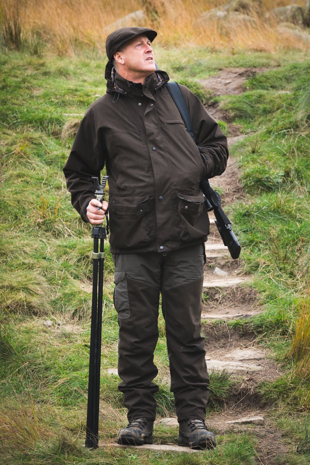 JACK PYKE Ashcombe Trousers - Adult Unisex Outdoor Trousers - Waterproof & Breathable with TPU Membrane Construction - 30-40" Waist - Olive Green/Brown