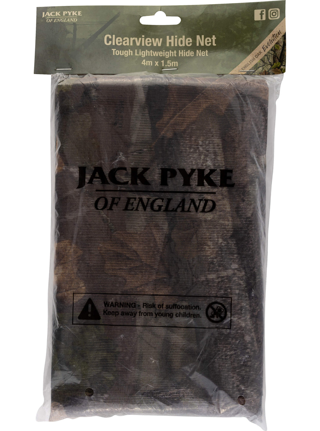 JACK PYKE Clearview Hide Net 4 x 1.5 Meters 157" x 59"